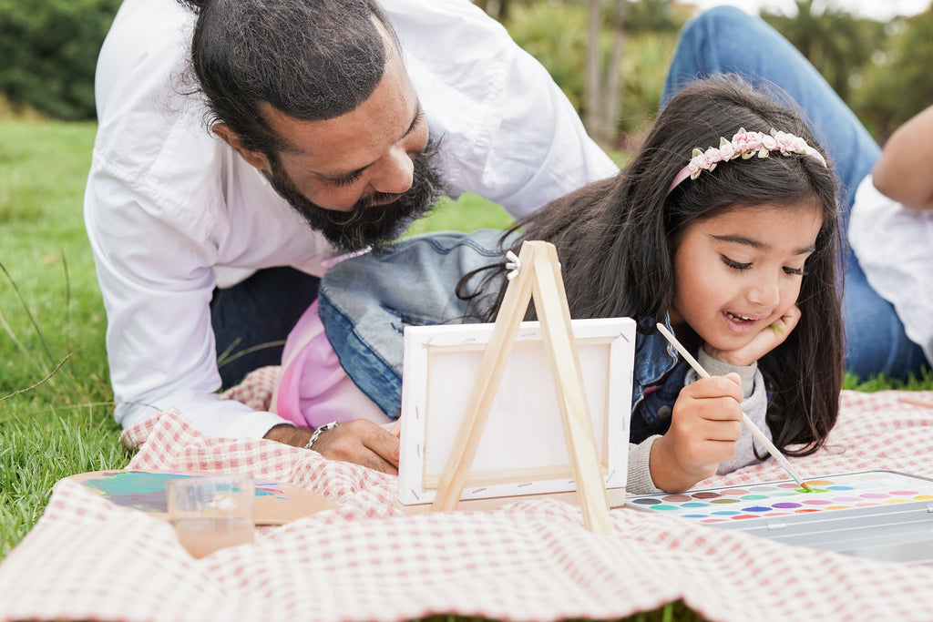 crafting with kids can strengthen