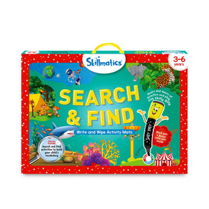 Children’s educational Search & Find Reusable Activity Mats for ages 3-6