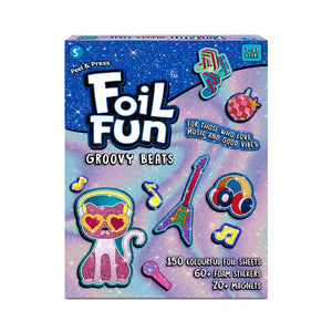 Foil Fun: Groovy Beats | No Mess Magnetic Art Kit (ages 7-13)