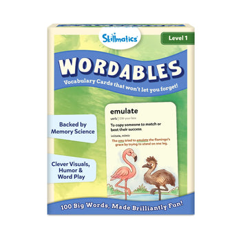 Wordables: Level 1 | Vocabulary Flash Cards (ages 8+)