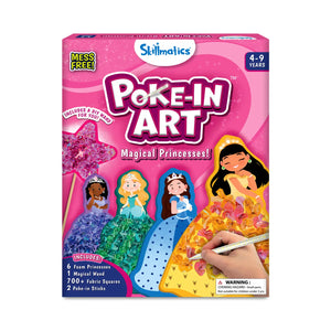 Skillmatics Poke-In Art kit for creating magical princess designs for kids ages 4-9