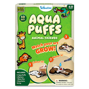 Aqua Puffs: Animal Friends | 3D Art Kit (ages 4-10)
