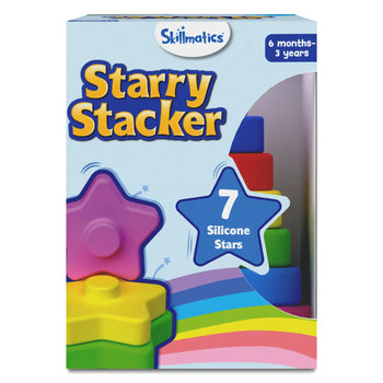 Starry Stacker | Silicone Stacking Toy (Ages 6 months - 3 years)