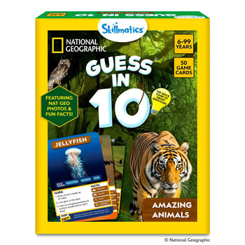 Guess in 10: National Geographic Animals | Trivia Card Game (ages 6+)