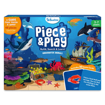 Piece & Play: Underwater Animals | Floor Puzzle & Game (ages 3-7)