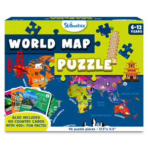 World Map Puzzle | Floor Puzzle & Game (ages 6-12)