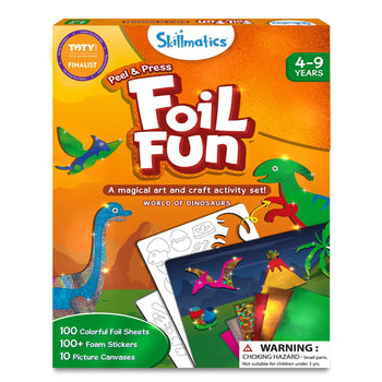Foil Fun: World Of Dinosaurs | No Mess Art Kit (ages 4-9)