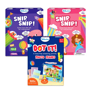 Artful Memories Bundle: Snip, Stick, Frame (ages 3-7)