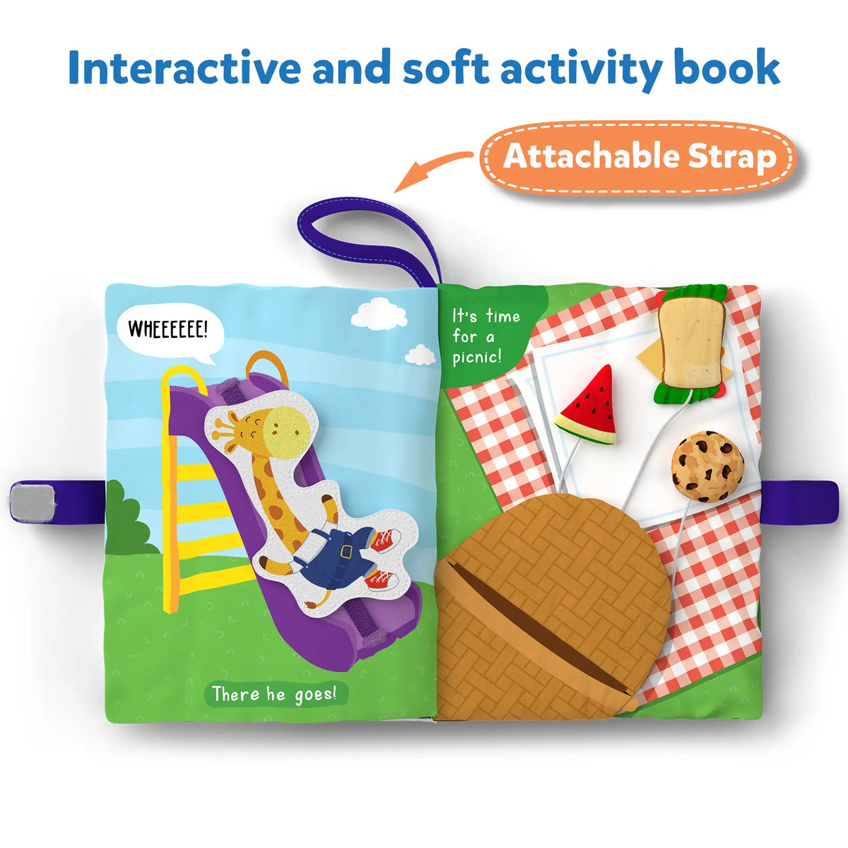 Skillmatics My Quiet Book Infant Sensory Book (Ages 1+)