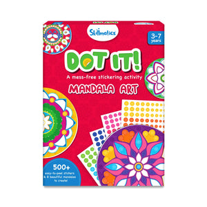 Skillmatics Dot It Mandala Art Sticker Activity Kit for Kids Ages 3-7 with 500+ stickers