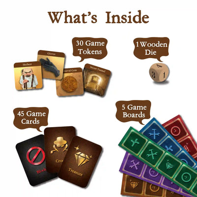 🎁 Catch The Crook | Strategy & mystery board game (ages 8+)- Free Gift