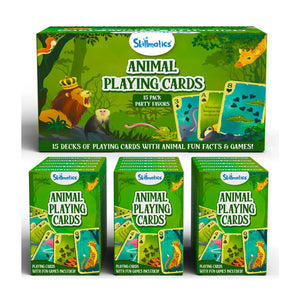 Animal Playing Cards | 15 Packs Playing Cards Set (ages 4-7)