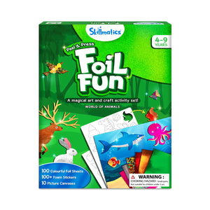 Skillmatics Peel & Press Foil Fun art and craft activity set for kids ages 4-9
