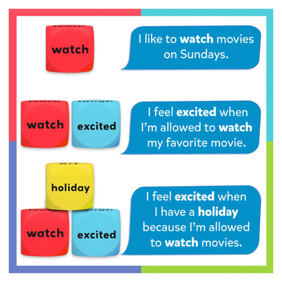 Chit Chat Cubes: After School Edition | Conversation Starter Game (ages 4+)