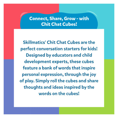 Chit Chat Cubes: After School Edition | Conversation Starter Game (ages 4+)