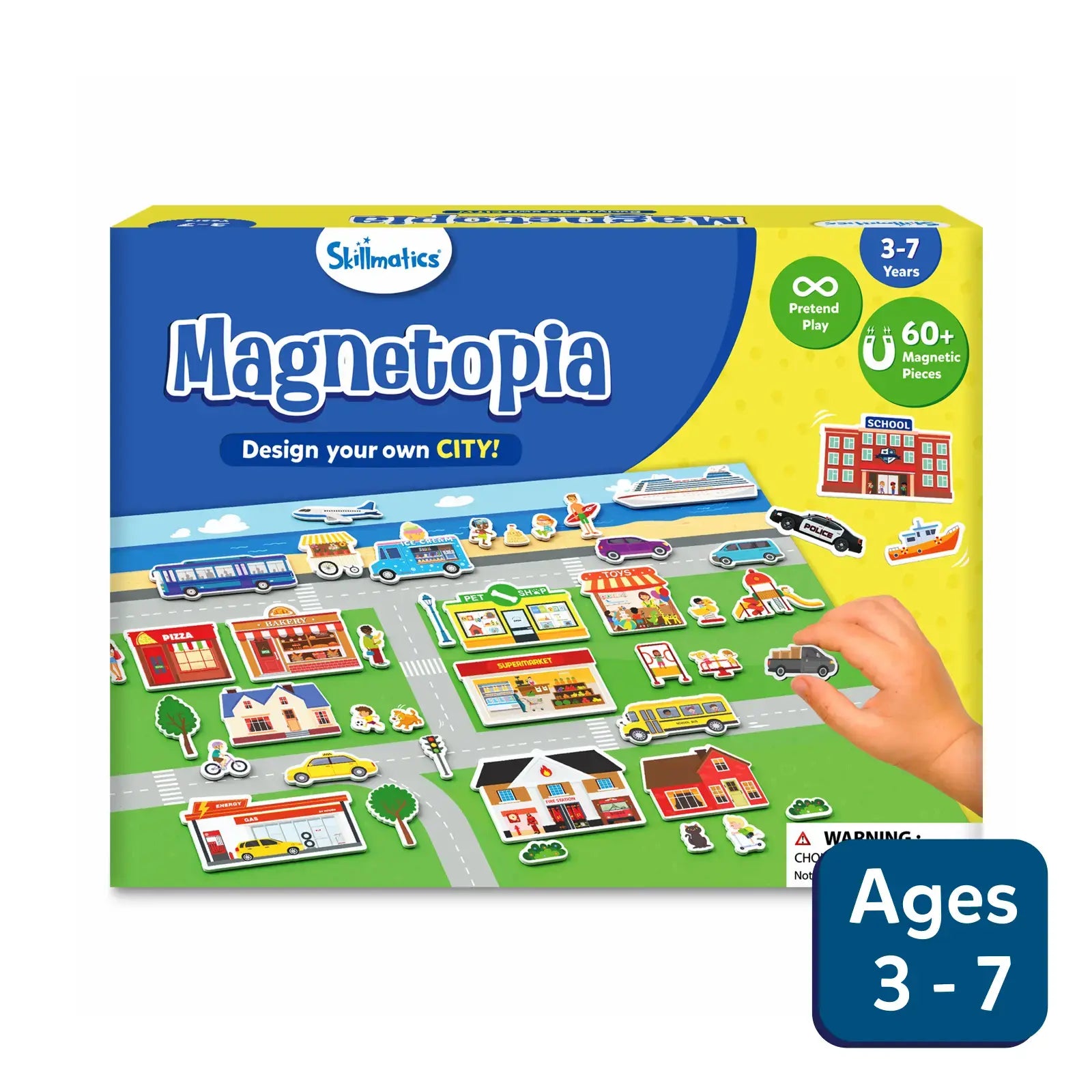 Magnetopia - Design Your City | Interactive Pretend Play Set (ages 3-7)