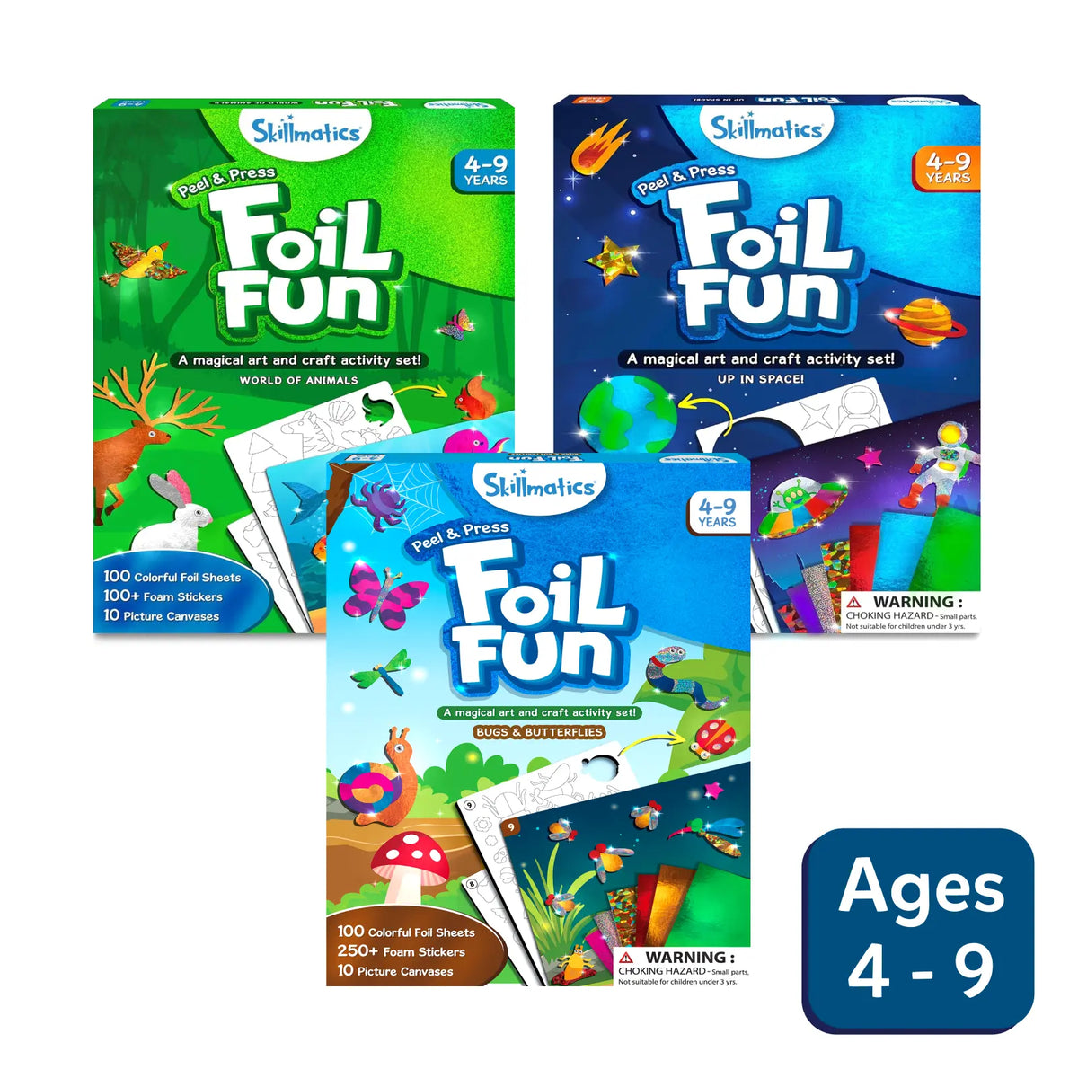 輝く群れ foil 4枚セット Buy Foil-Tastic Fun Bundle For 4-9 Year Old