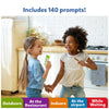 Two young girls playing with activity cards from Found it Megapack Smart Scavenger Hunt