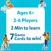 Game information card with illustrated profession figures from Guess in 10 Inspiring Professions trivia game