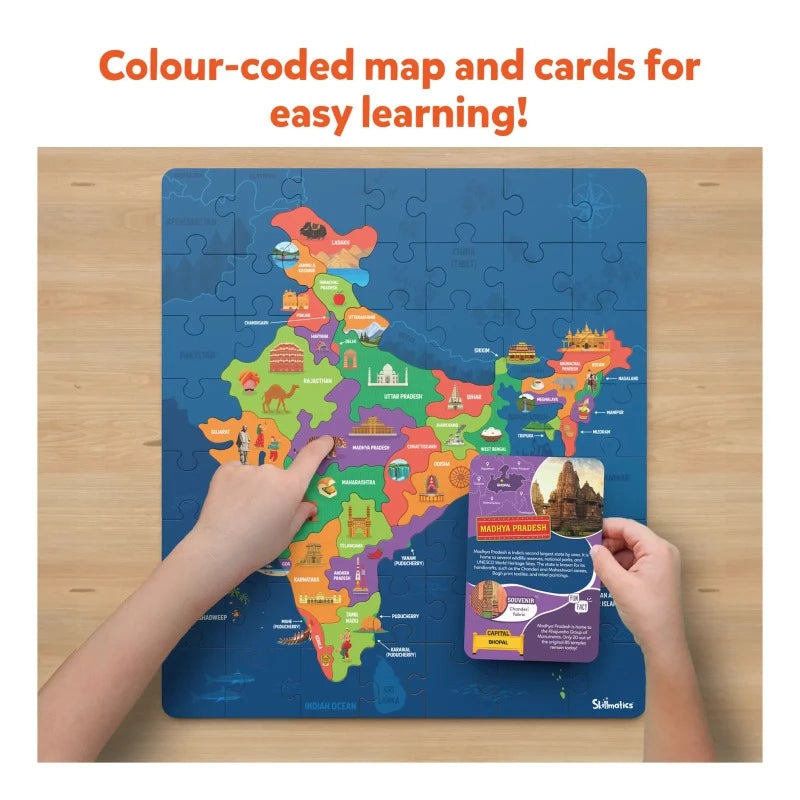 India Map Puzzle | Floor Puzzle & Game (ages 6-12)