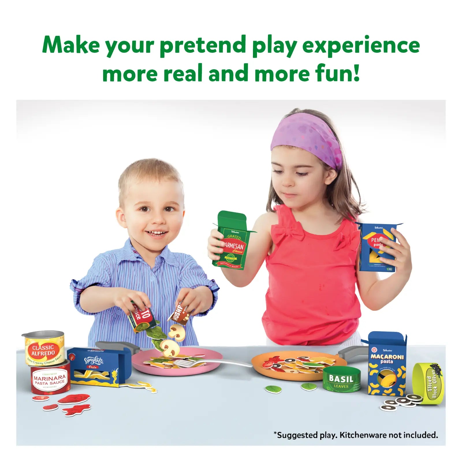Let's Make Pasta | Play Food for Realistic Pretend Play (ages 3-7)