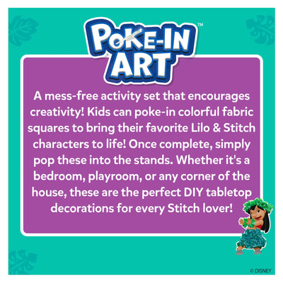 Poke-in Art: Lilo & Stitch | No Mess Art for Kids (ages 4-9)