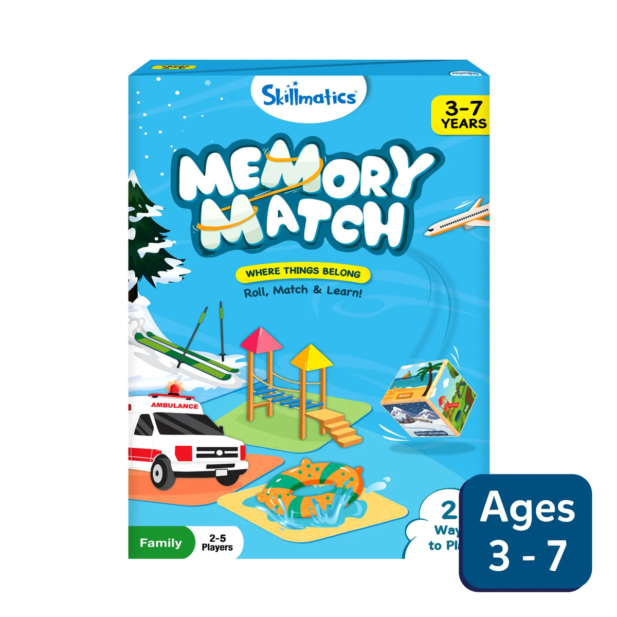 Memory Match: Where Things Belong Fun Fast Memory Game (ages 3-7)
