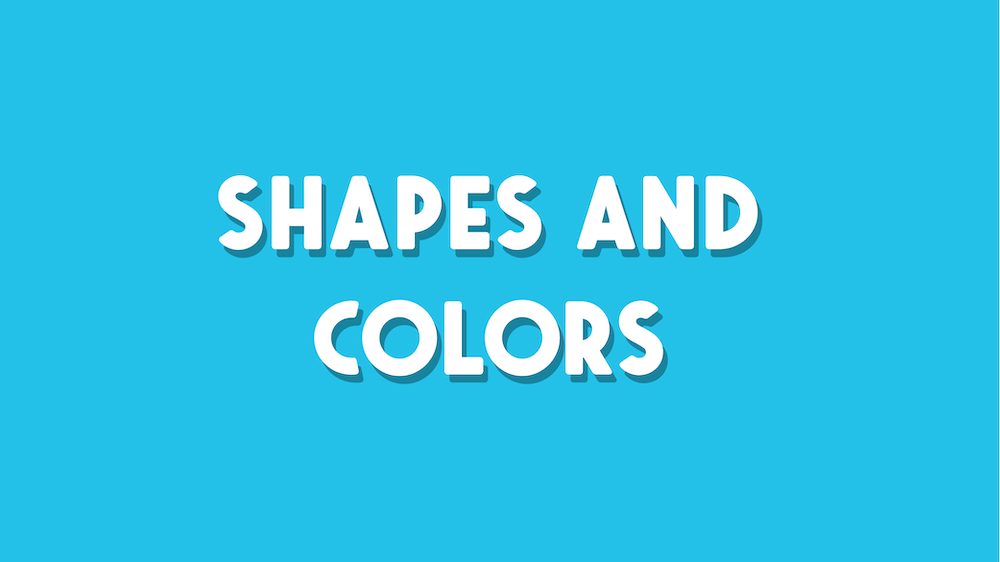 Shapes and colors