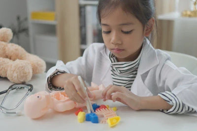 Teaching Body Parts to Kids with Fun Pretend Doctor Play Activities
