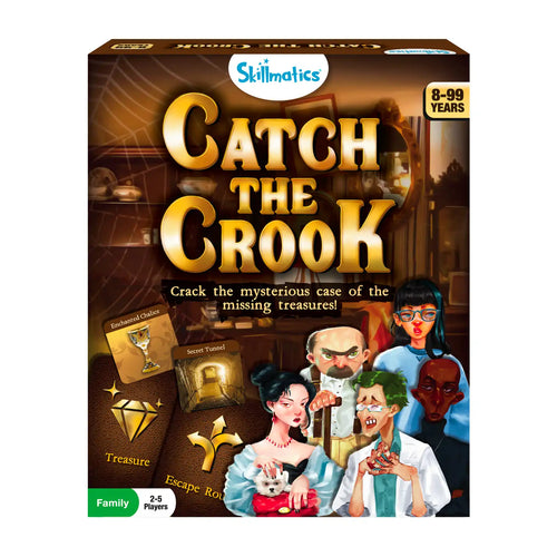 🎁 Catch The Crook | Strategy & mystery board game (ages 8+)- Free Gift