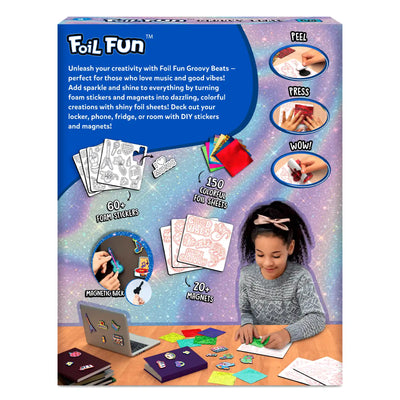 Foil Fun: Groovy Beats | No Mess Magnetic Art Kit (ages 7-13)
