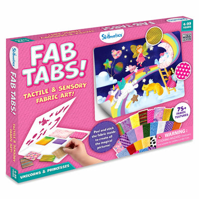 Fab Tabs: Unicorns & Princesses | Tactile & Sensory Fabric Art (ages 4+)