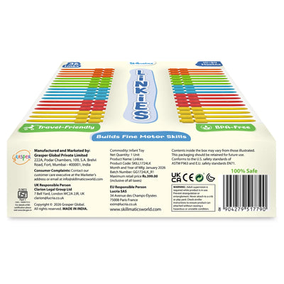 Linkies: Set of 36 Links | Connectable Learning Link Toy for Toddlers (10-24 months)