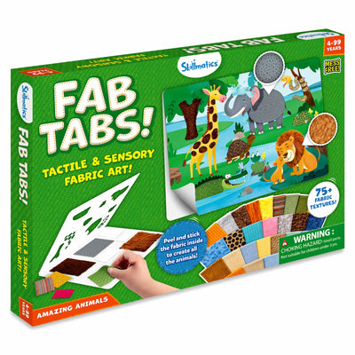 Fab Tabs: Amazing Animals | Tactile & Sensory Fabric Art (ages 4+)