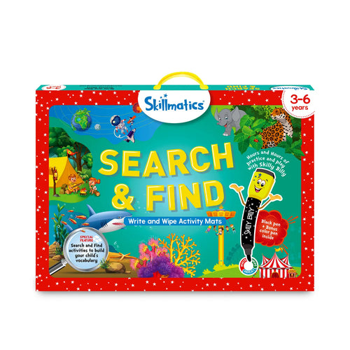 Children’s educational Search & Find Reusable Activity Mats for ages 3-6