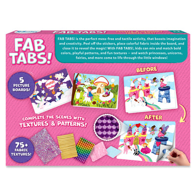 Stick on Fabric Art: Unicorns & Princesses | Tactile & Sensory Fabric Art (ages 4+)