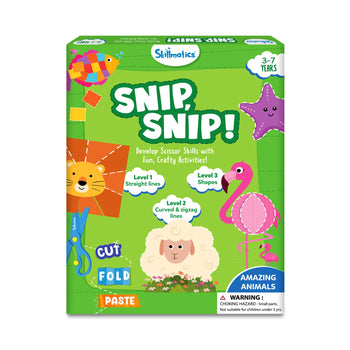 Snip Snip - Amazing Animals | Art & Craft Activity Kit (ages 3-7)