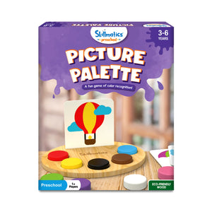 Skillmatics Picture Palette preschool game for ages 3-6 focusing on color recognition