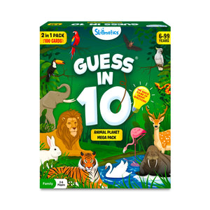 Green Guess in 10 Animal Planet Mega Pack box with colorful animal illustrations
