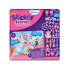 Children’s reusable sticker stories activity set featuring magical adventures for ages 3-7