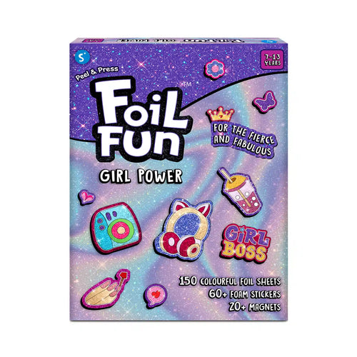 Foil Fun: Girl Power | No Mess Magnetic Art Kit (Ages 7-13)