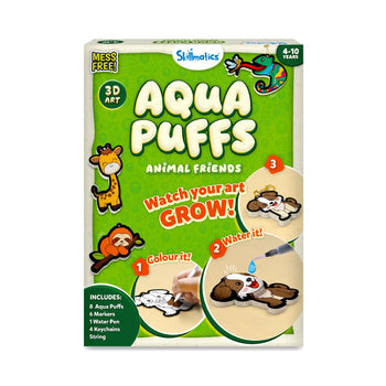 Aqua Puffs: Animal Friends | 3D Art Kit (ages 4+)