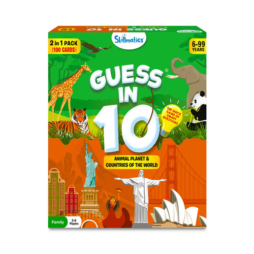 Guess in 10 Combo: Animal Planet + Countries of the World (ages 6+)