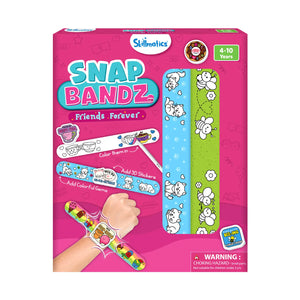 Pink Snap Bandz craft kit for designing friendship bands for kids ages 4 to 10