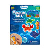 Children’s Poke-In Art craft kit for creating underwater animals with foam and fabric