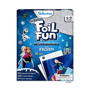 Children’s Disney Frozen art and craft activity set with foil sheets foam stickers and canvases