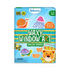 Children’s art kit with animal-shaped stickers for making window art in Waxy Window Art