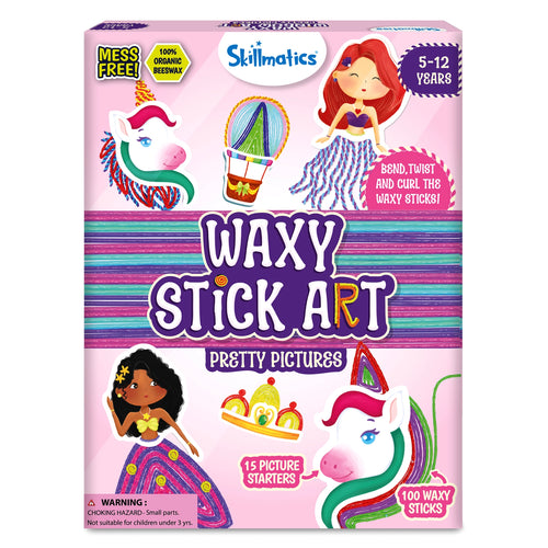Waxy Stick Art: Pretty Pictures | Mess-Free Art for Kids (ages 5-12)