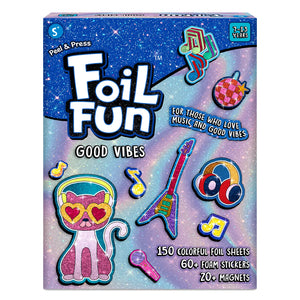 Foil Fun: Groovy Beats | No Mess Magnetic Art Kit (ages 7-13)