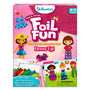 Skillmatics Foil Fun art and craft set with colorful foil sheets foam stickers and canvases